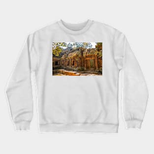 Banteay Kdei Temple in the Midday Sun Crewneck Sweatshirt